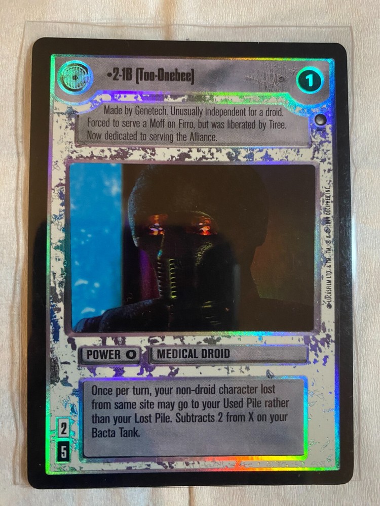 Decipher Star Wars CCG Reflections I 2-1B Foil NM