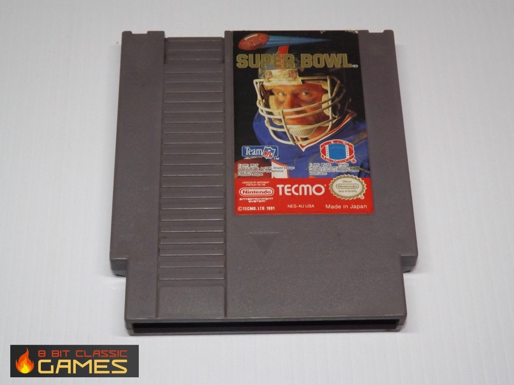 Tecmo Super Bowl  GAME ONLY  - NINTENDO NES -  514a
