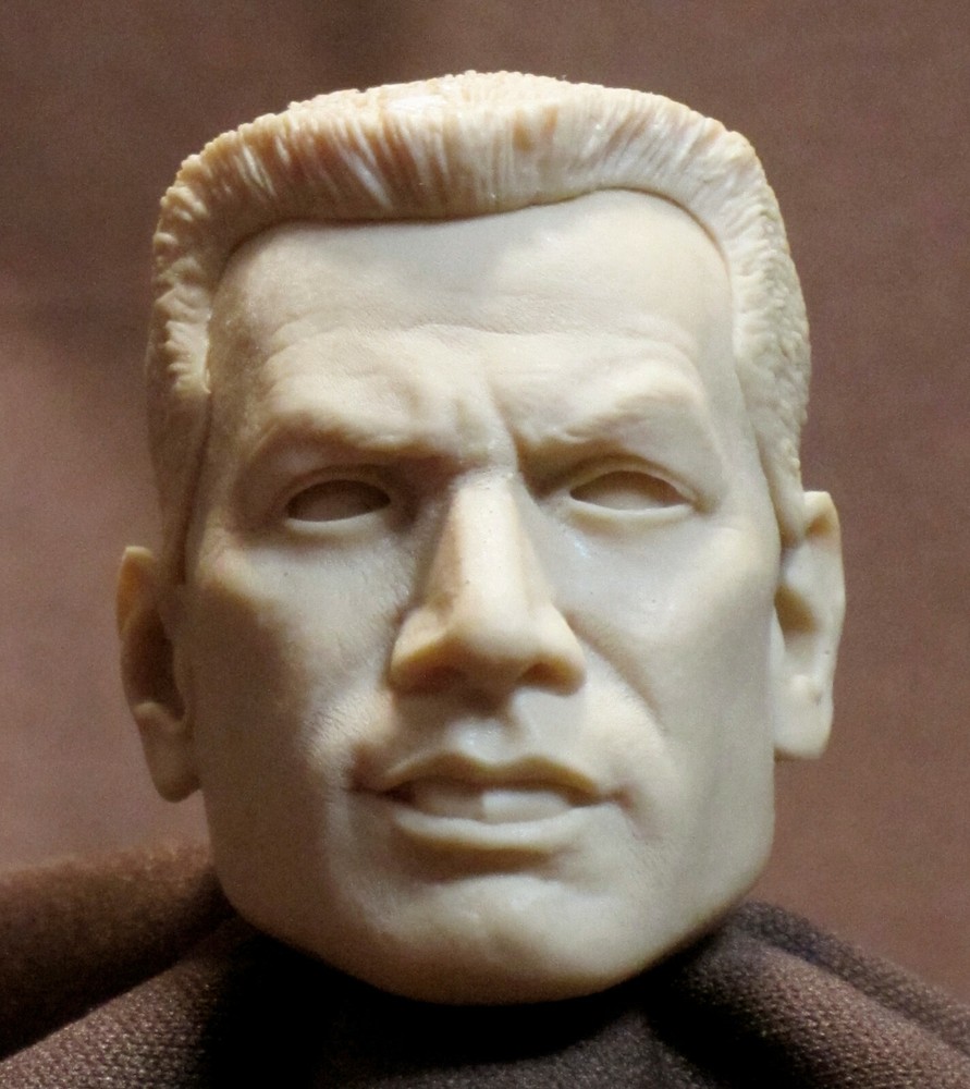 CUSTOM RESIN UNPAINTED HEAD SCULPT, Action figures 1/6 scale V-127