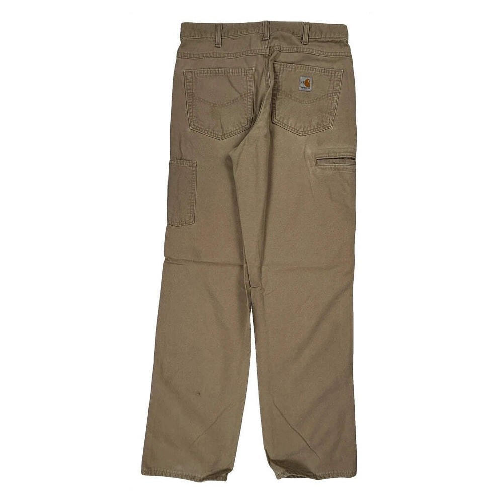 Carhartt Double Knee Carpenter Pants - 32W 34L Khaki Cotton