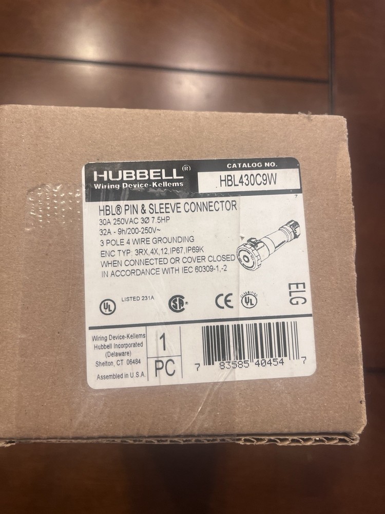 HUBBELL HBL430C9W / HBL430C9W (NEW In The BOX)