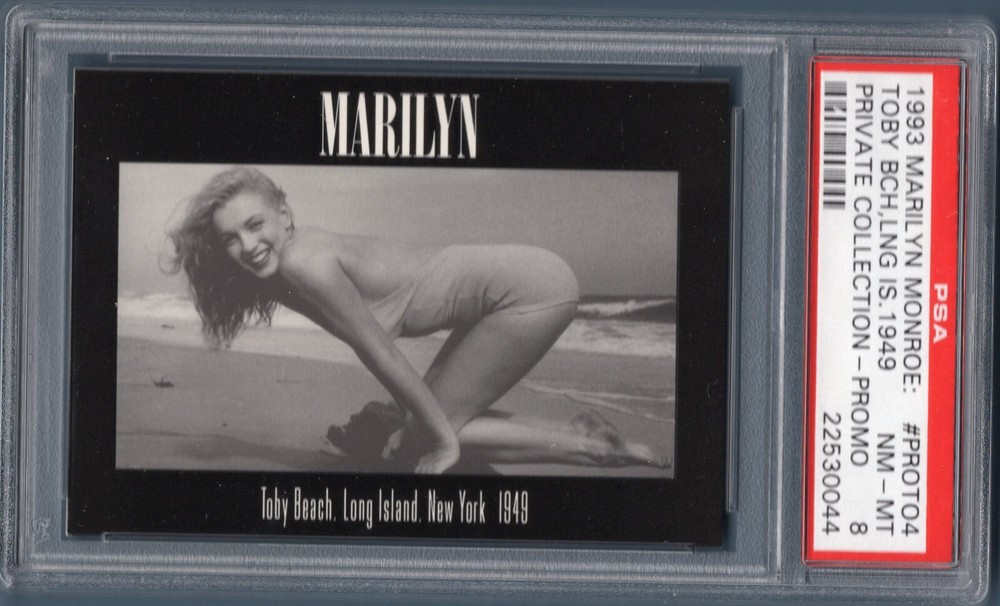 1993 MARILYN MONROE Private Collection PROMO #Proto4 Toby Beach On Knees PSA 8