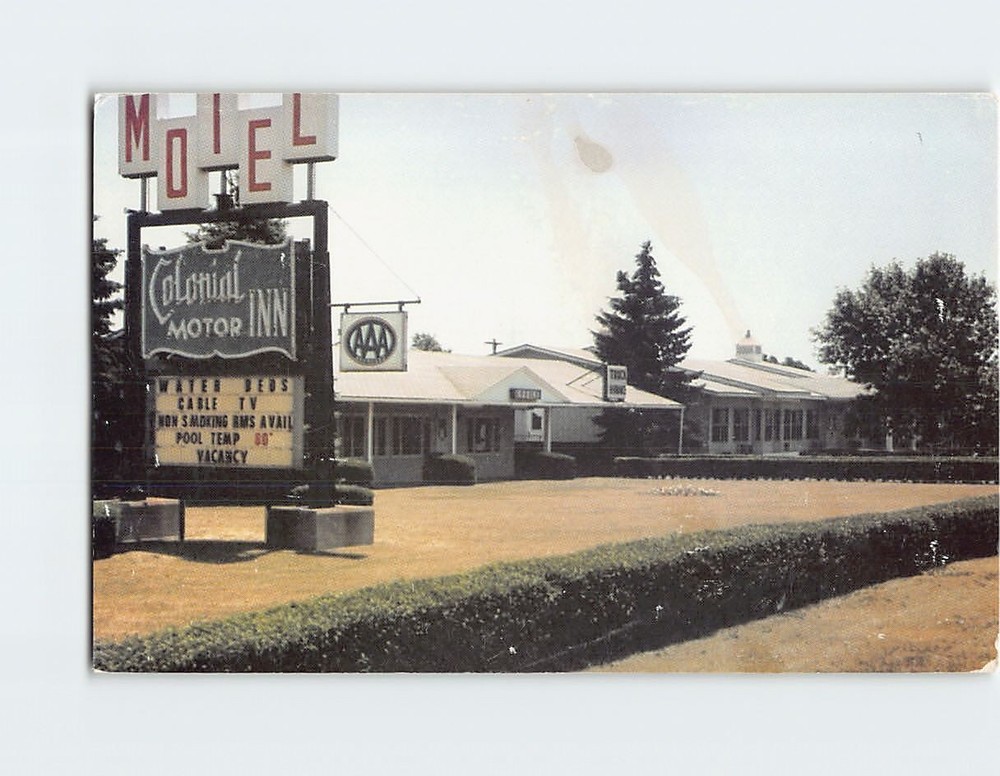 Postcard Colonial Motor Inn Sturgis Michigan USA