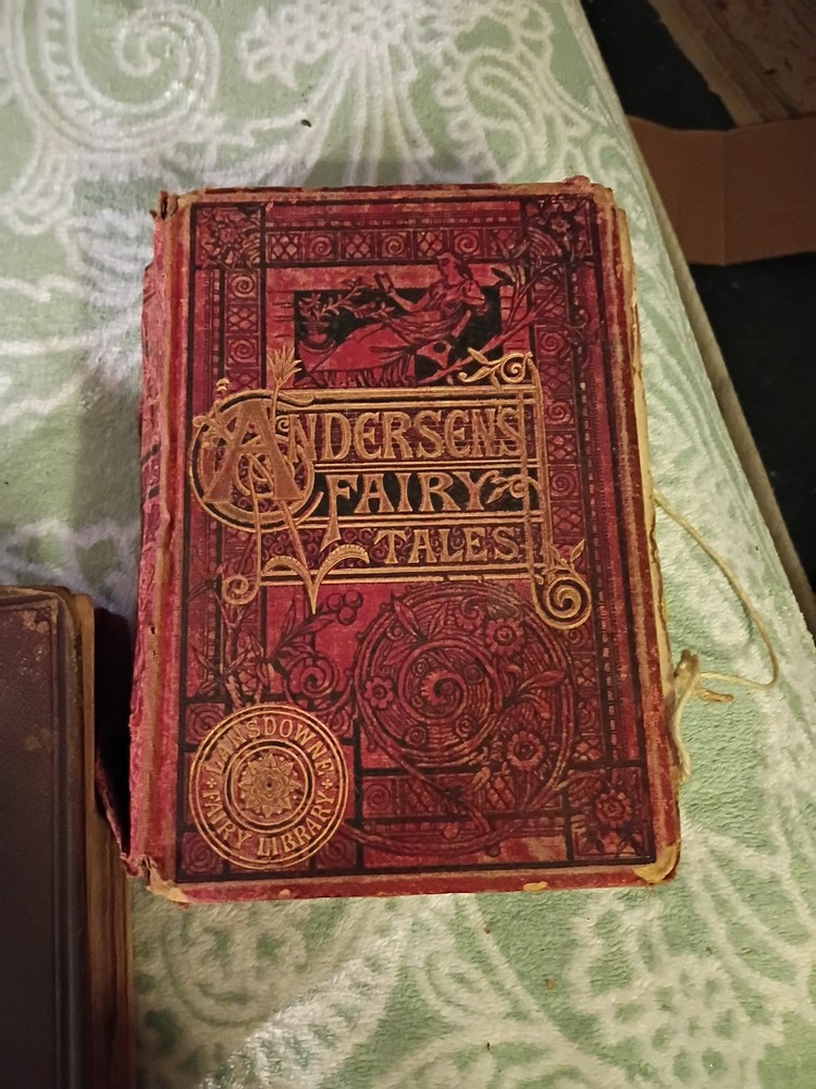 Antique 1800s Andersen’s Fairy Tales Illustrated Book HC Rare Hans Christian