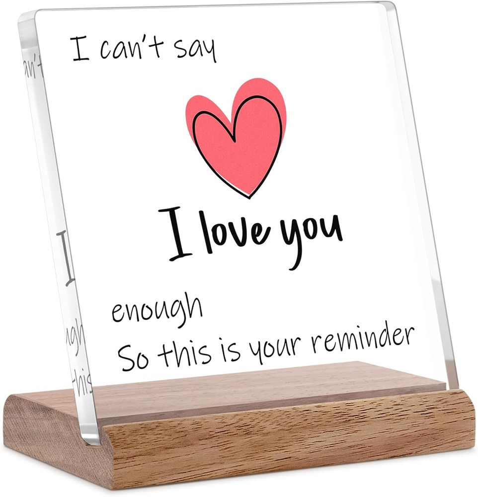 I Love You Gifts for Her Him - Christmas Valentines Day Gifts for Girlfriend Wif