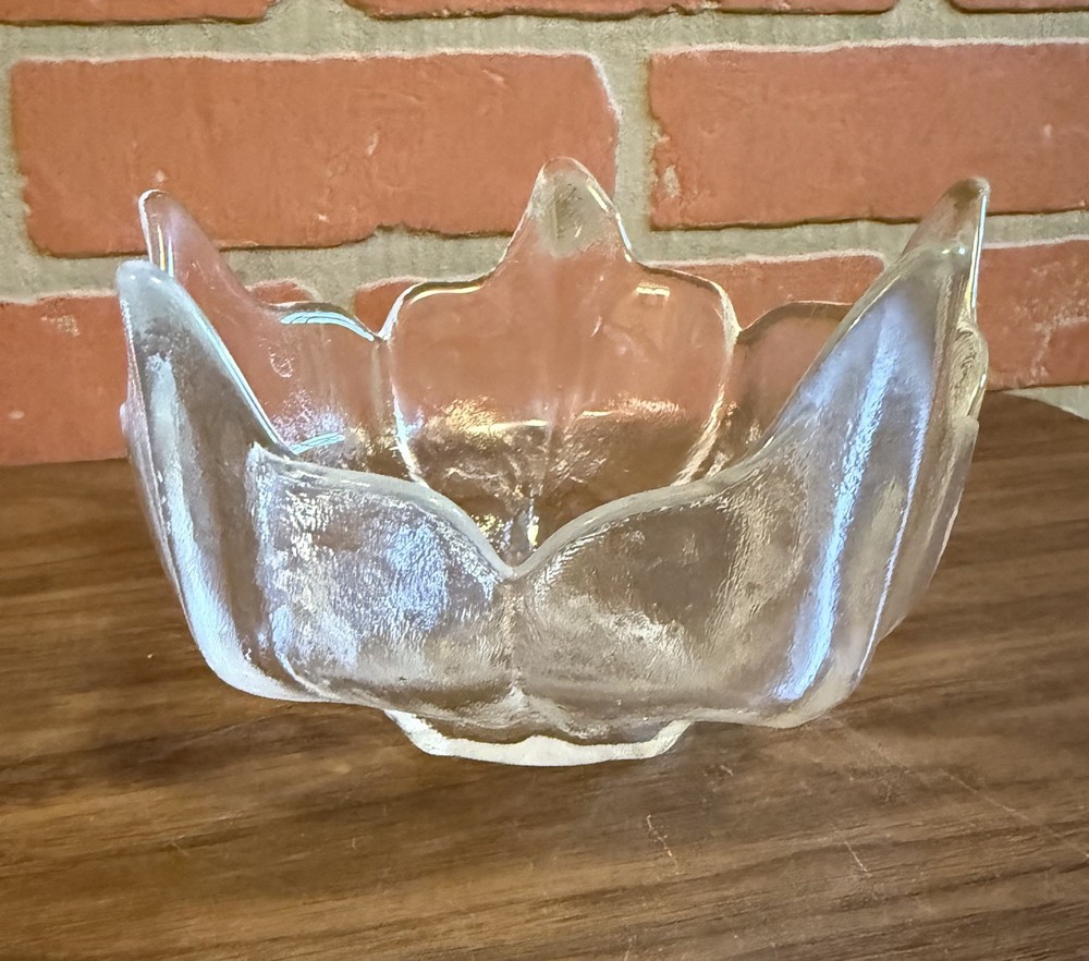 Vintage MCM Viking Glass Epic Stockholm 5 Spiked 6.25