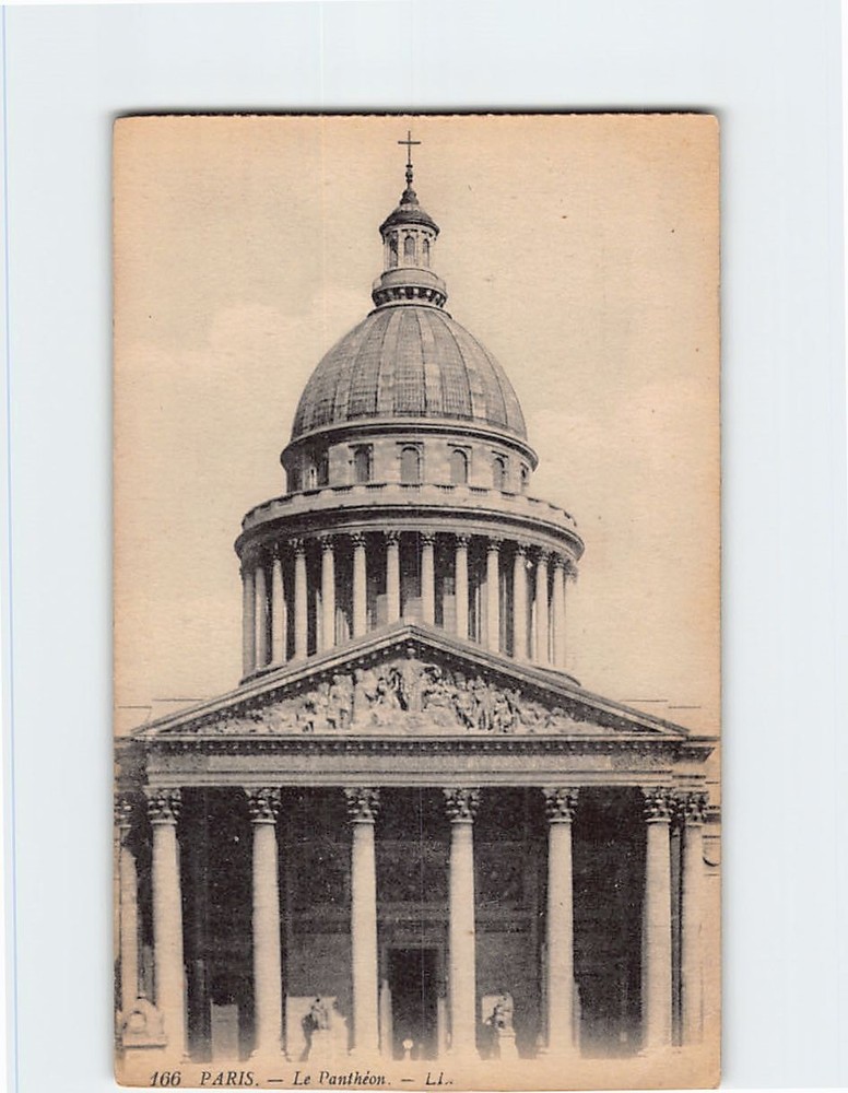 Postcard Le Pantheon Paris France
