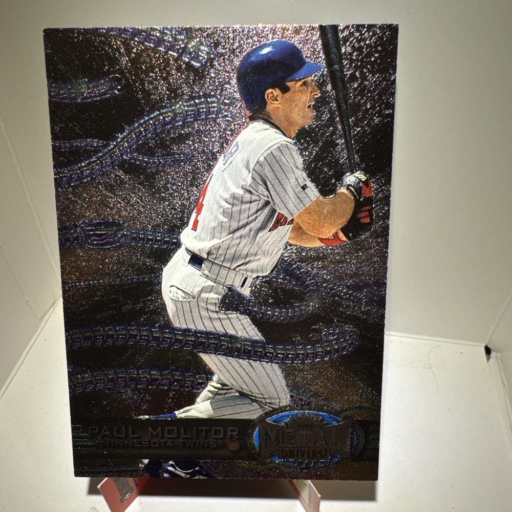 PAUL MOLITOR 1997 SKYBOX METAL UNIVERSE #212