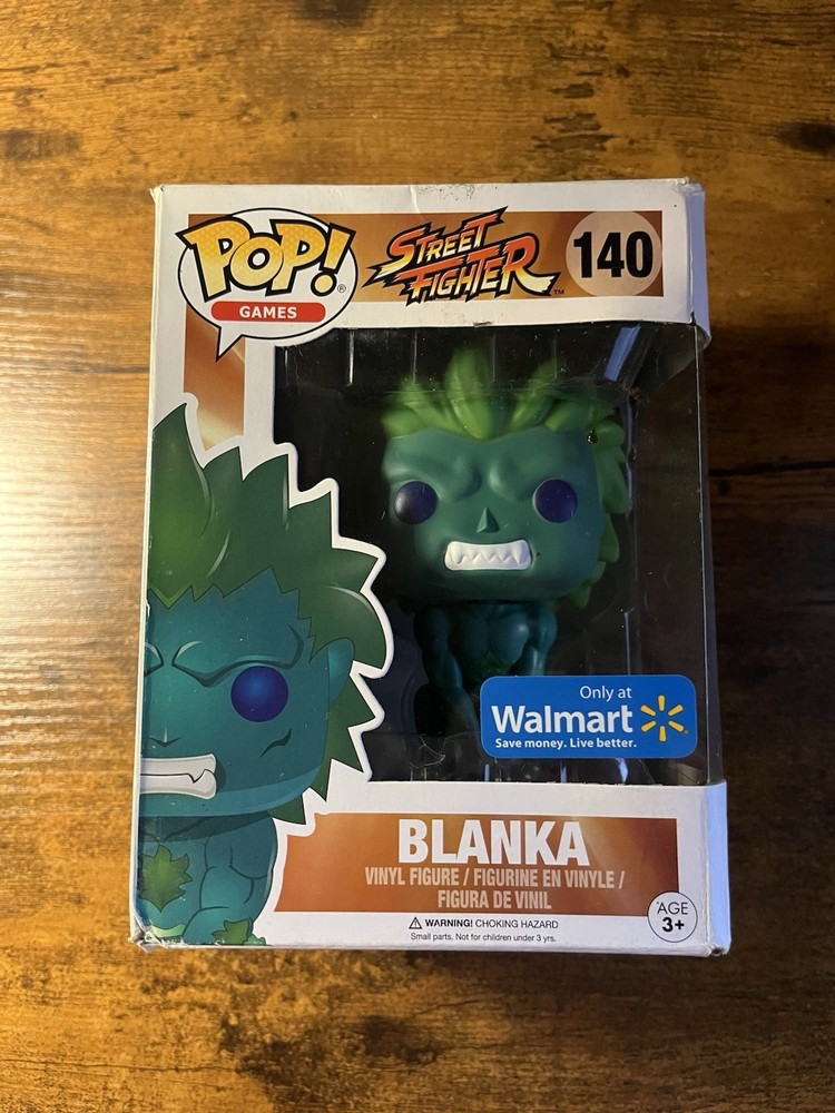 Funko Pop! Games Street Fighter Blanka #140 Walmart Exclusive Box Damage