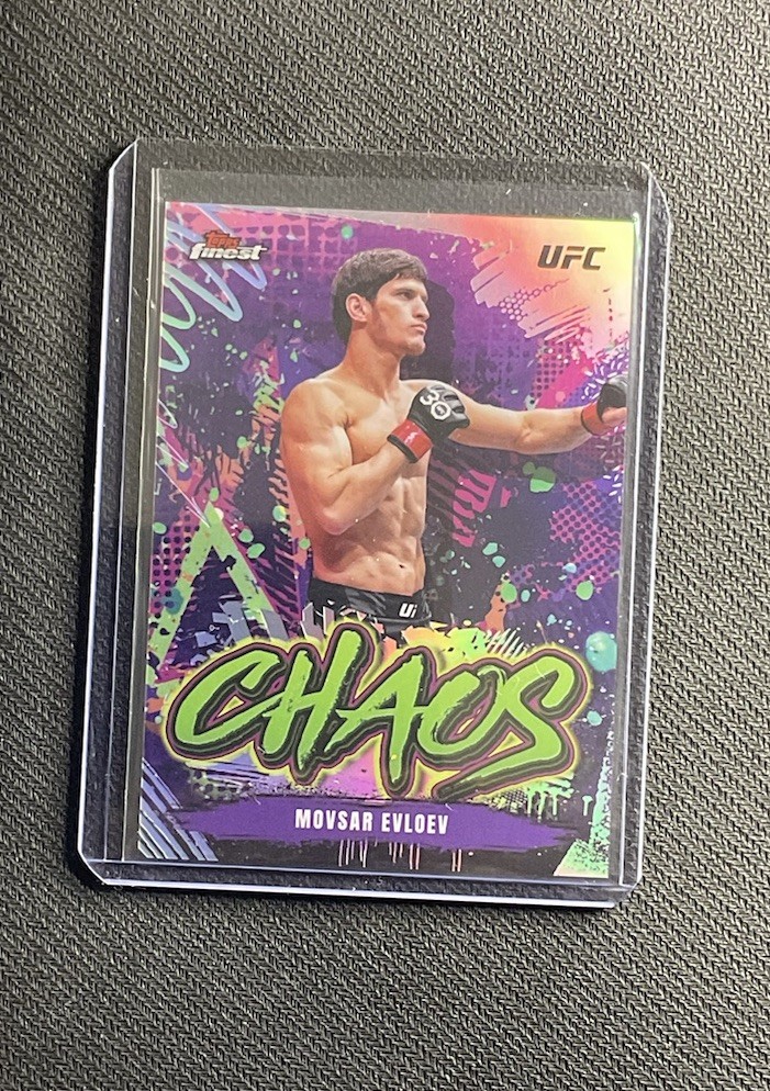 2024 Topps Finest UFC - Chaos Movsar Evloev #CHA-14 Refractor
