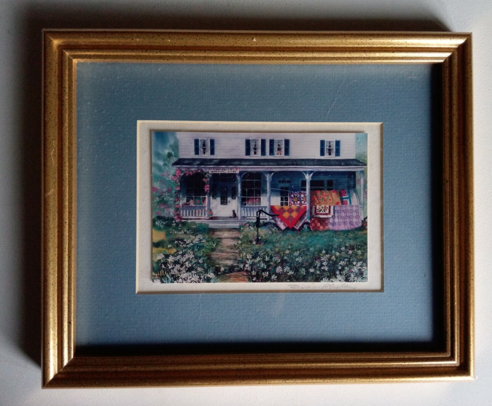 Diane Phalen Signed Framed & Matted 9X11 Watercolor Print     Ref.#4