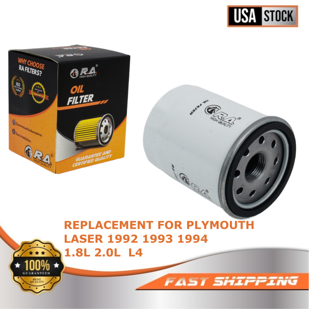 7317 Engine Oil Filter for PLYMOUTH LASER  1992 - 1993 - 1994  1.8L 2.0L L4  RS