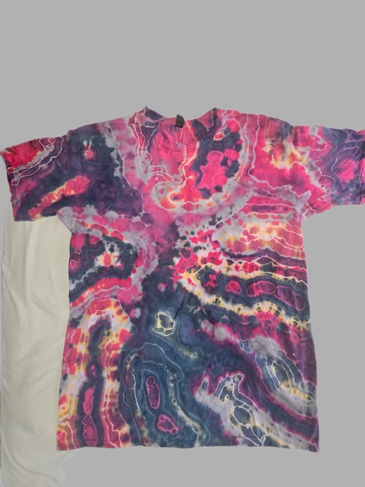 Hand Dyed Short Sleeve Tie Dye T Shirt Unisex For Men And Women