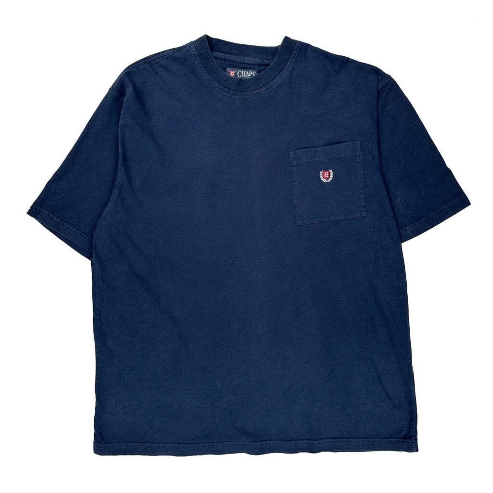 Chaps Ralph Lauren T-Shirt - XL Navy Cotton