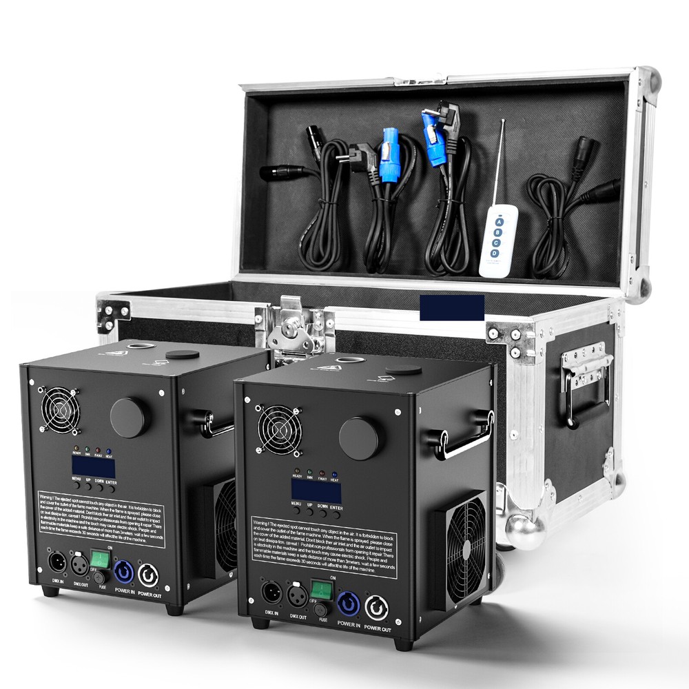 Wireless Cold Spark Machine 750W Stage Effect DMX Firework Event Wedding & Case