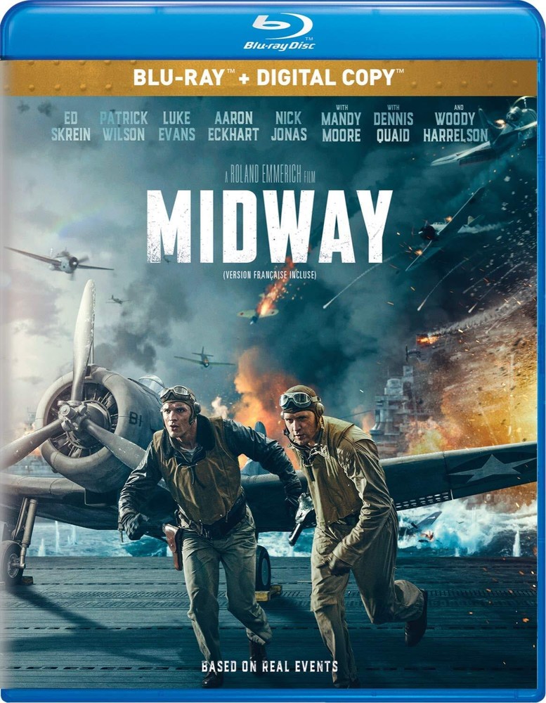 Midway (Blu-ray) Ed Skrein Patrick Wilson Woody Harrelson Luke Evans
