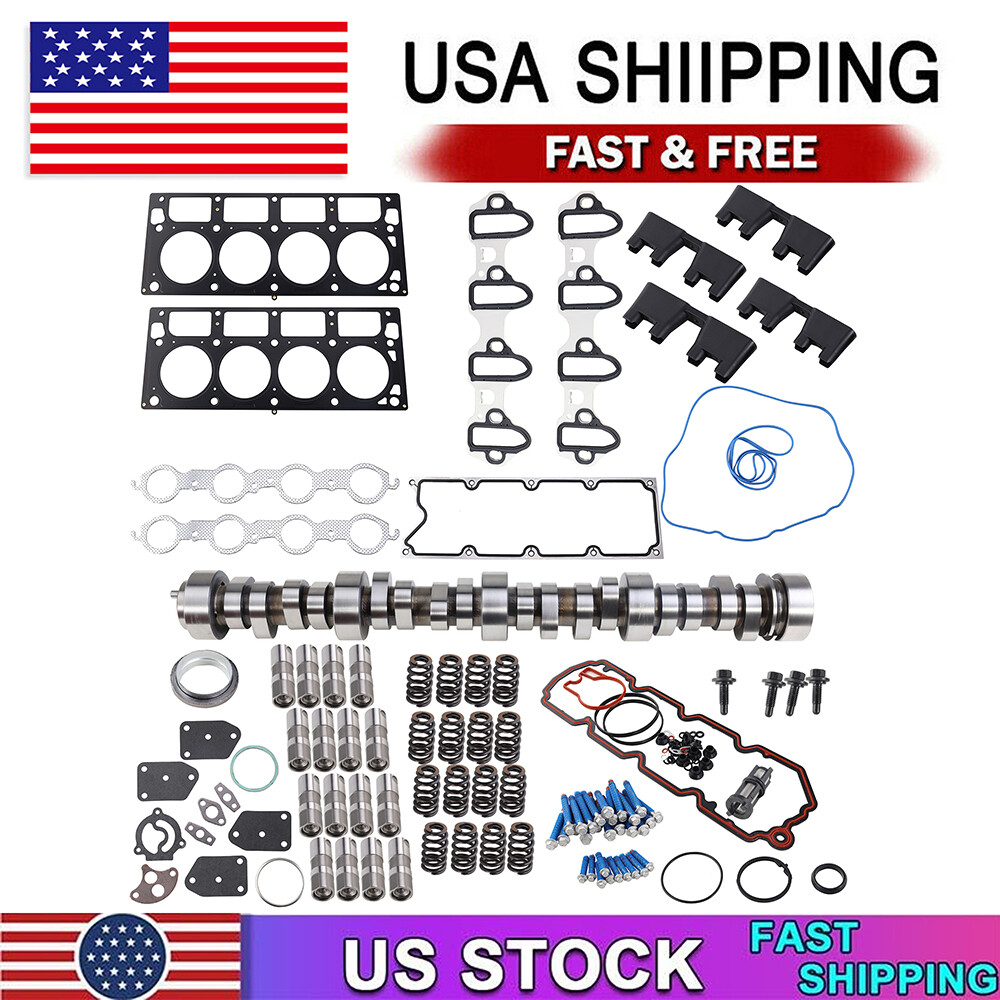 LS Engine Camshaft Lifters & Head Gasket Kit E1840P for GM Chevy GMC