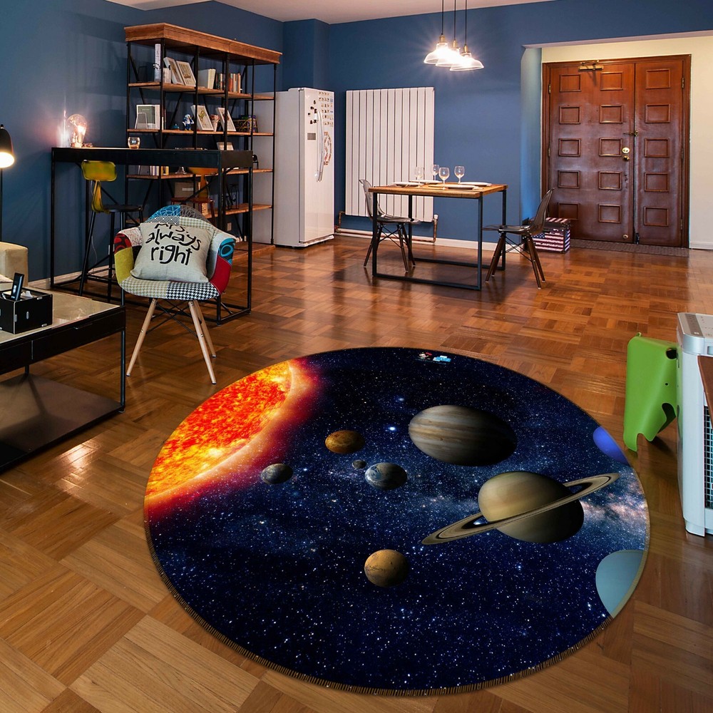 3D Universe Starry Sky NAO4058 Game Rug Mat Elegant Photo Carpet Mat Fay