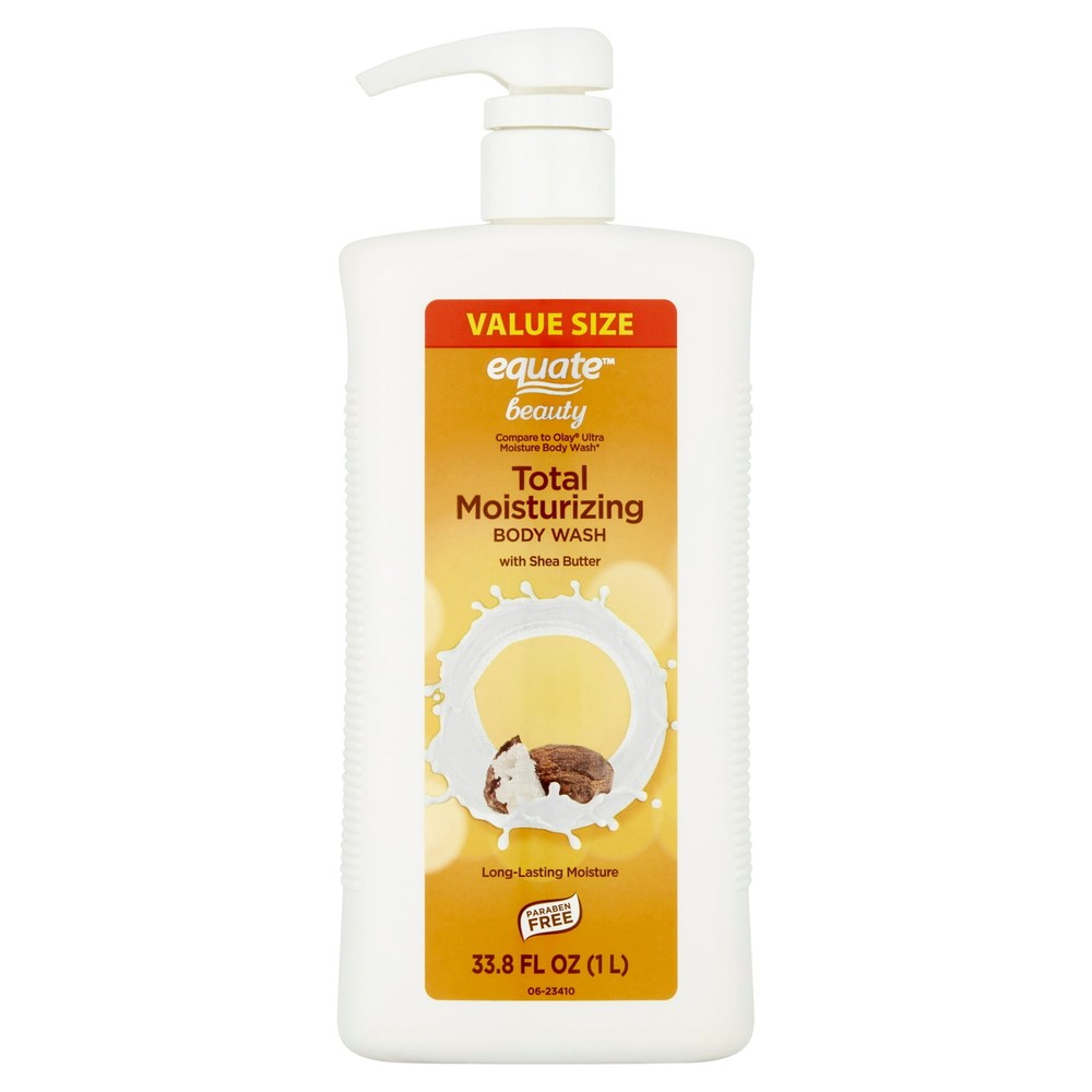 Equate Beauty Total Moisturizing Body Wash Value Size 33.8 oz Hydrating Nourishing