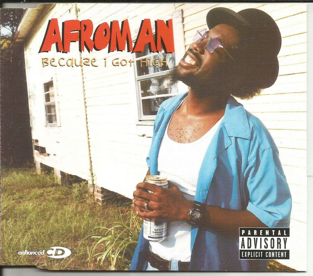 AFROMAN Because I got high w/ EDIT & MIX & UNRELEASED & VIDEO CD single SEALED
