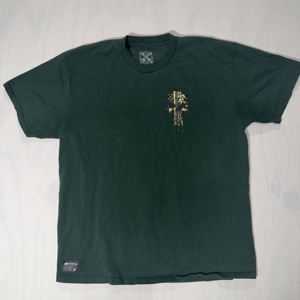 Howitzer Style Men's T-shirt  Skull Military Grunt MFG XL