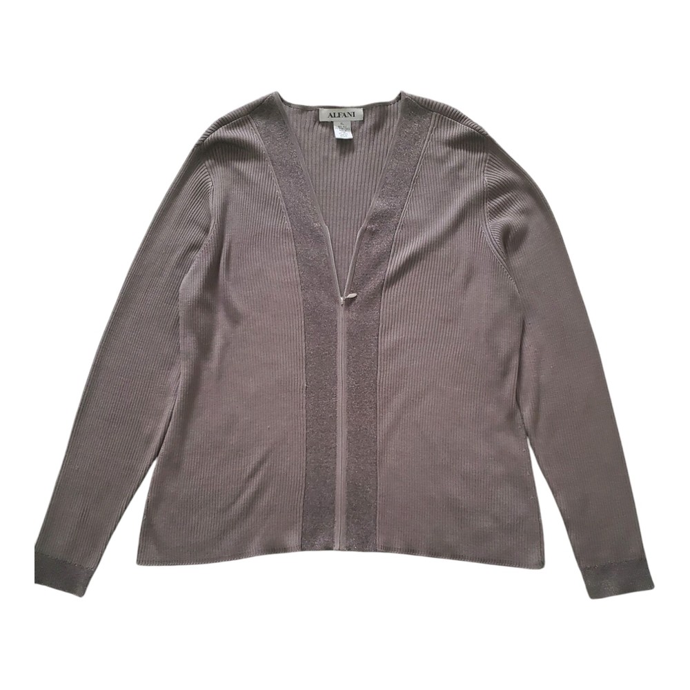 Alfani vintage silk cardigan sweater, size XL