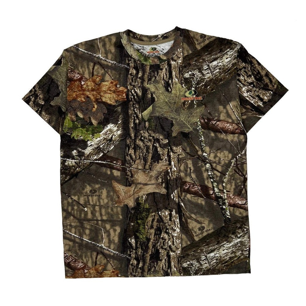 Mossy Oak Camo T-Shirt - Large Multicoloured Cotton
