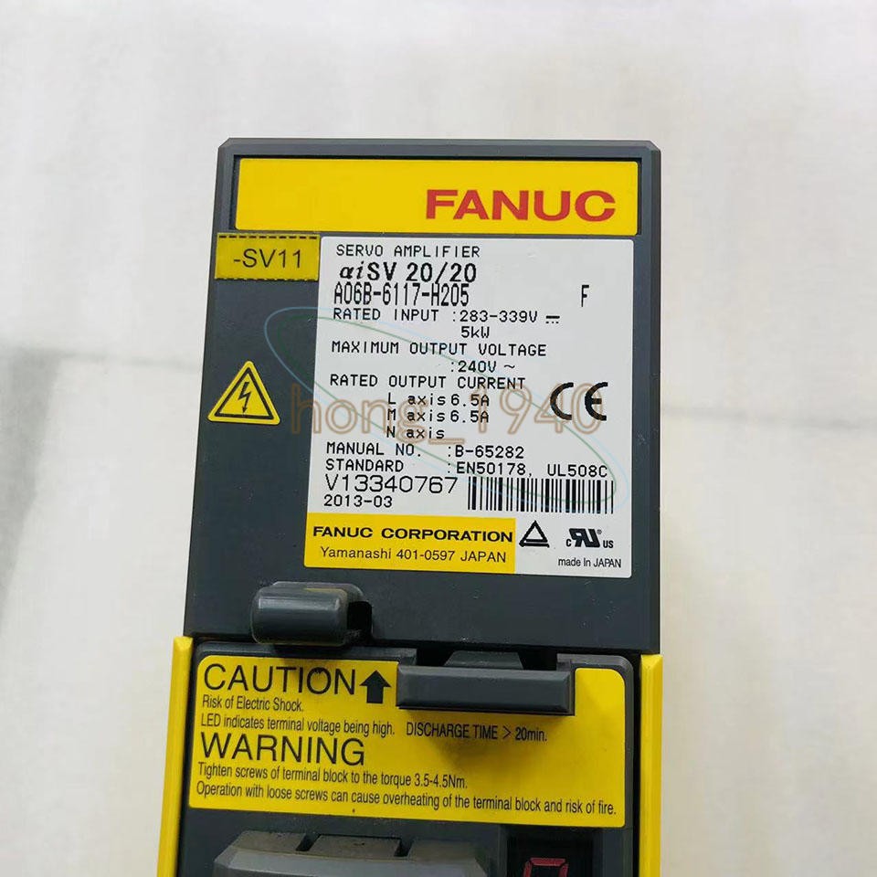 One Used Fanuc Servo Amplifier A06B-6117-H205 Tested
