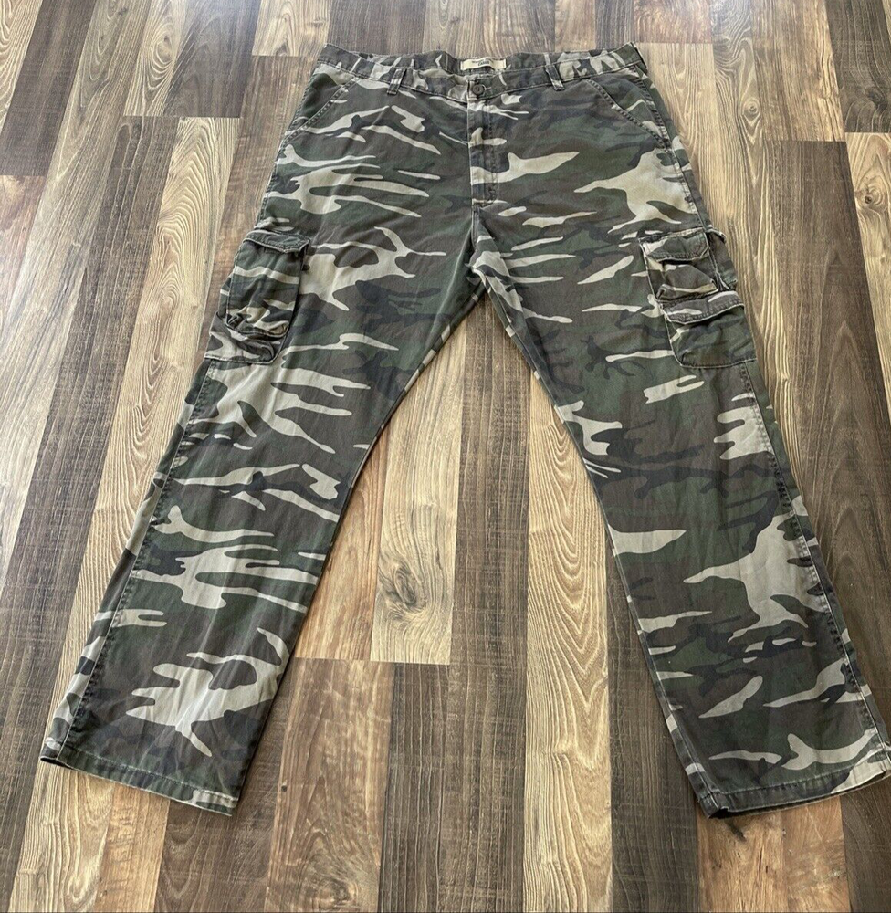 Wrangler Camo Cargo Pants Men's W42 L30  Regular