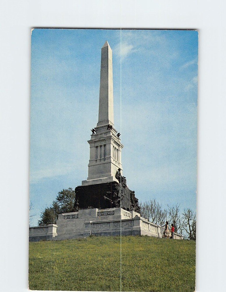 Postcard Mississippi Memorial Vicksburg National Military Park USA