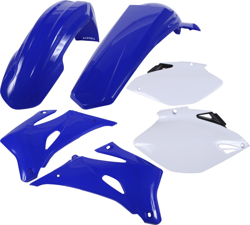 Acerbis Plastic Kit Set Blue White YAMAHA YZ250F YZ450F 2006–2009