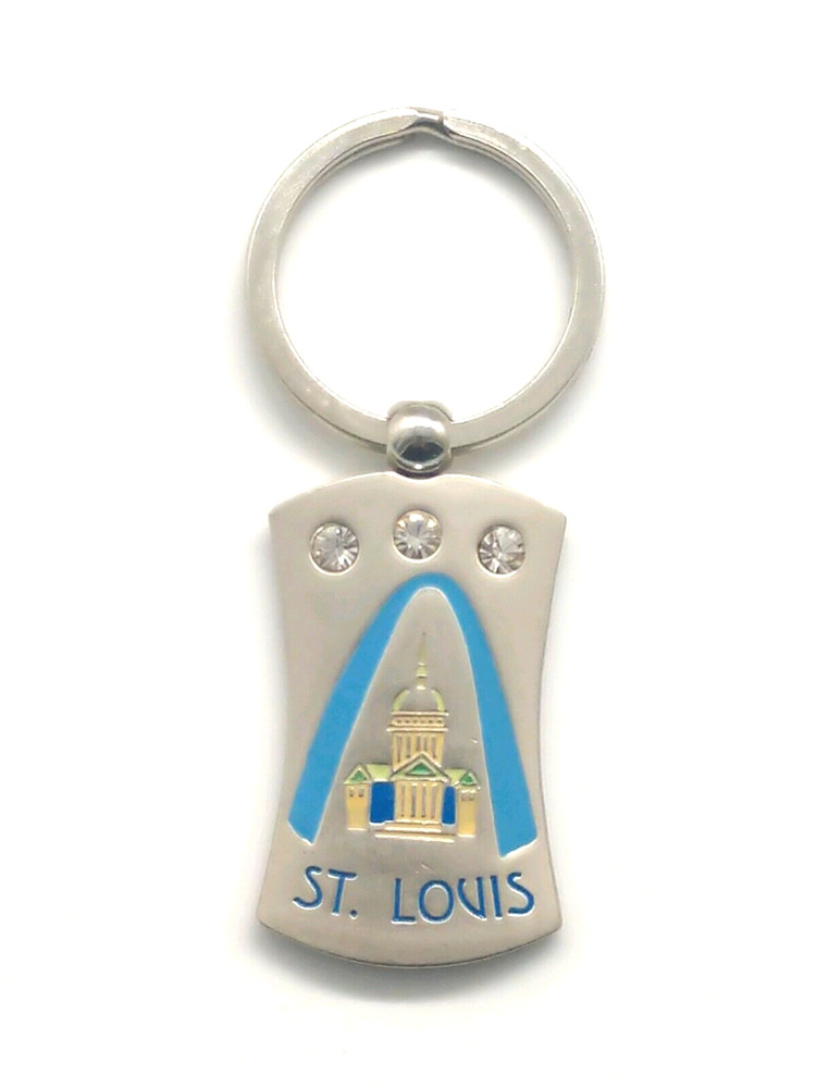Vintage St. Louis Missouri Old County Courthouse Keyring Keychain