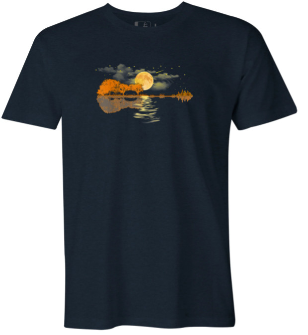 Guitar Sunset Tee - Choose Your Size & Color!