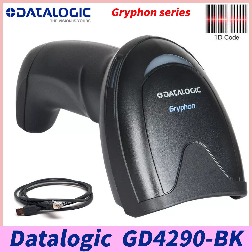 Datalogic Gryphon GD4290-BK 1D USB  Handheld Barcode Scanner Reader With Cable