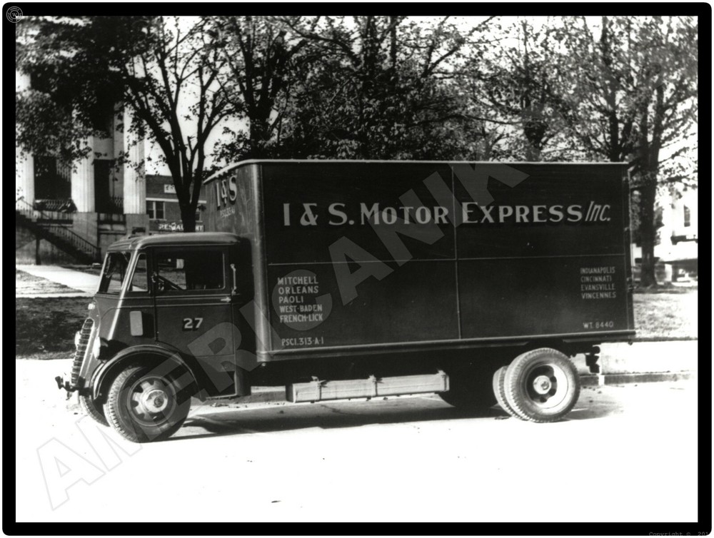 Vtg. Mack Trucks New Metal Sign: Junior Model, I & S Motor Express
