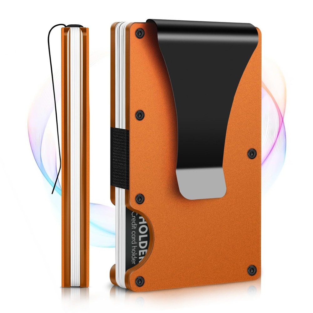Slim RFID-Blocking Metal Wallet for Men – Secure & Stylish