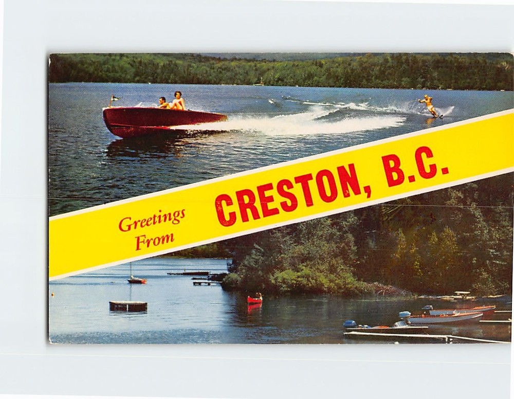 Postcard Greetings from Creston British Columbia Canada