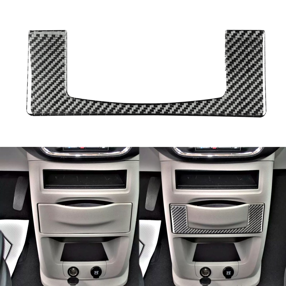 Carbon Fiber Console Storage Panel Frame For Grand Caravan C/V Town & Country