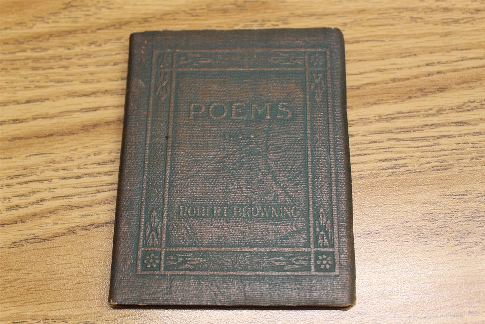 Little Leather Library Poems Robert Browning Green Cover