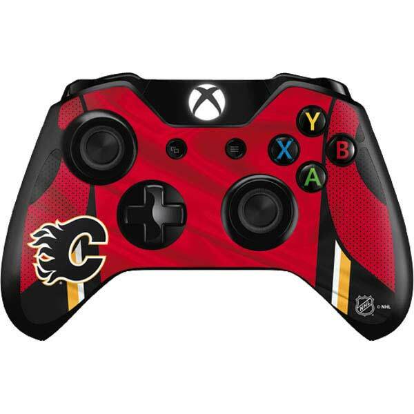 NHL Calgary Flames Xbox One Controller Skin - Calgary Flames Home Jersey
