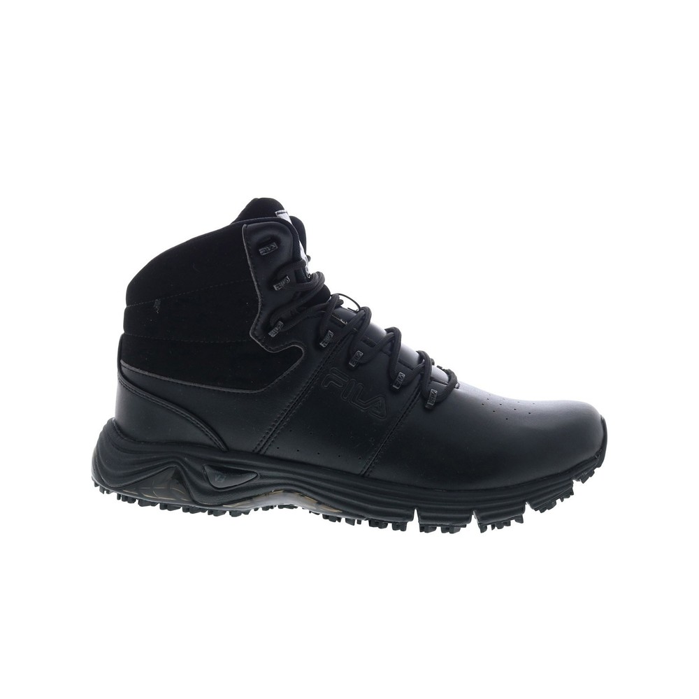 Fila Memory Breach Slip Resistant Mens Black Work & Safety Boots