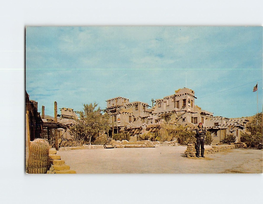 Postcard Cabot's Old Indian Pueblo Desert Hot Springs California USA