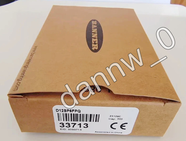 1PC New in box BANNER D12SP6FPQ Photoelectric Sensor