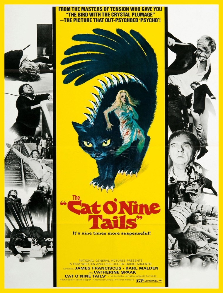 Decoration Poster.Home room art.Interior design.Cat O'Nine Tails movie film.7249