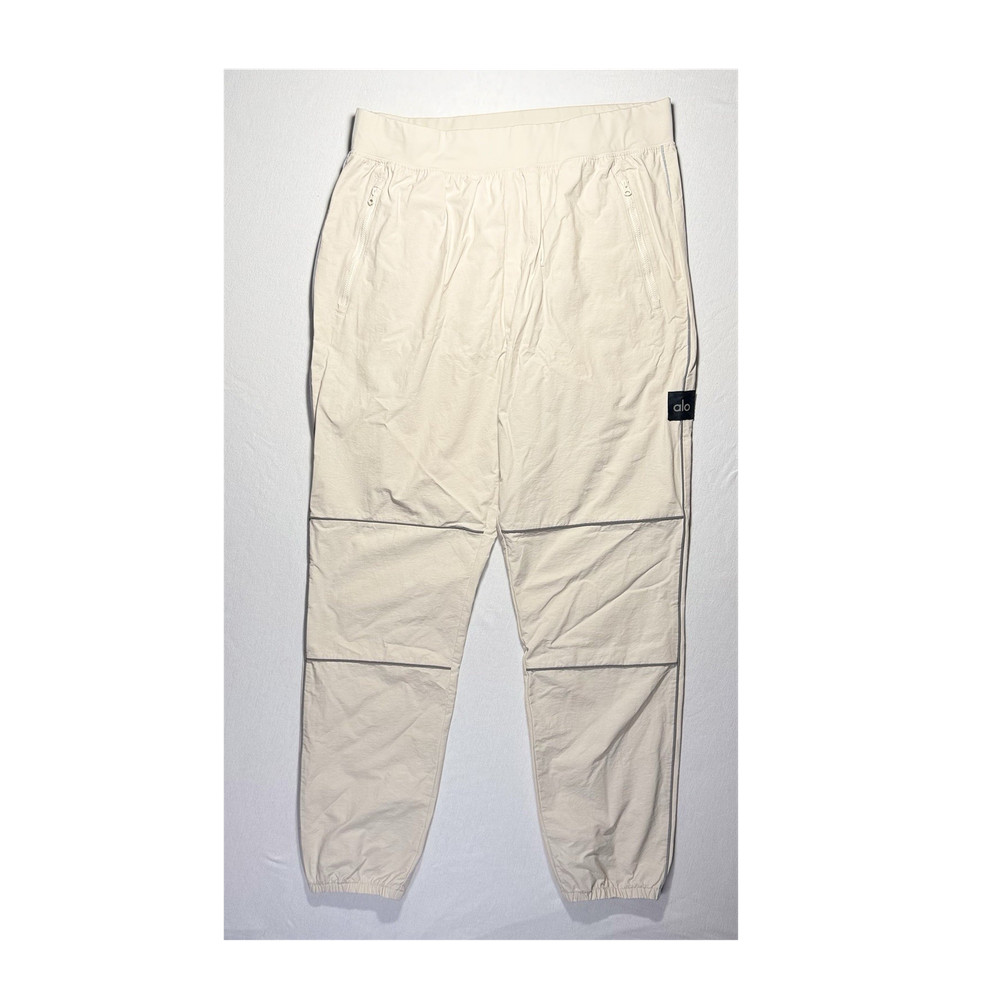 Alo Yoga women’s Torrent track Pants XL Pull-On Elastic Waist Pockets Zip Pocket