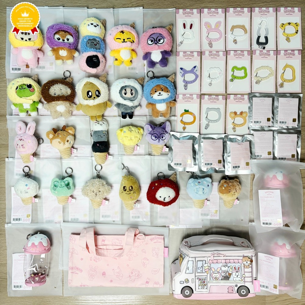 [ON HAND] SEVENTEEN IceCream with MINITEEN Official Character POP-UP MERCH MD