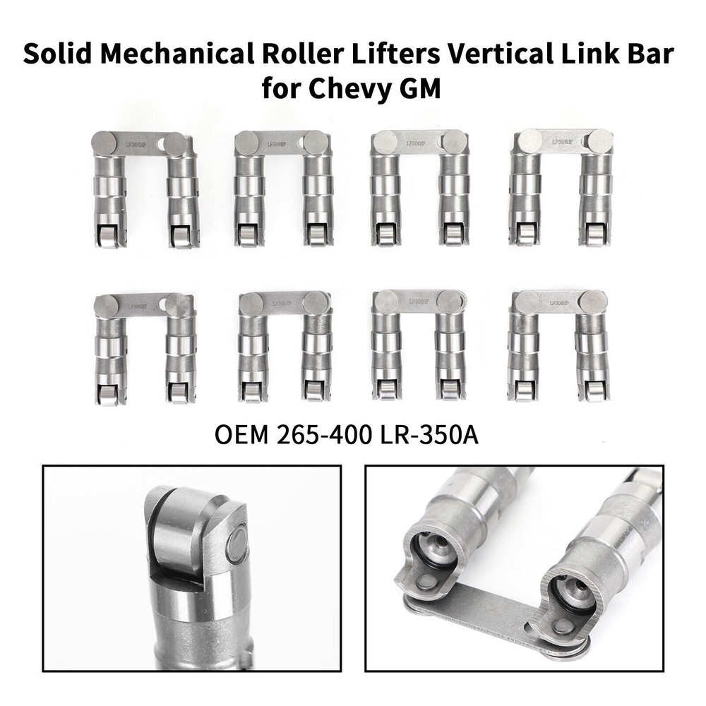 Hydraulic Roller Lifters Vertical Link Bar for Chevy GM 265-400 LR-350A O5 U4