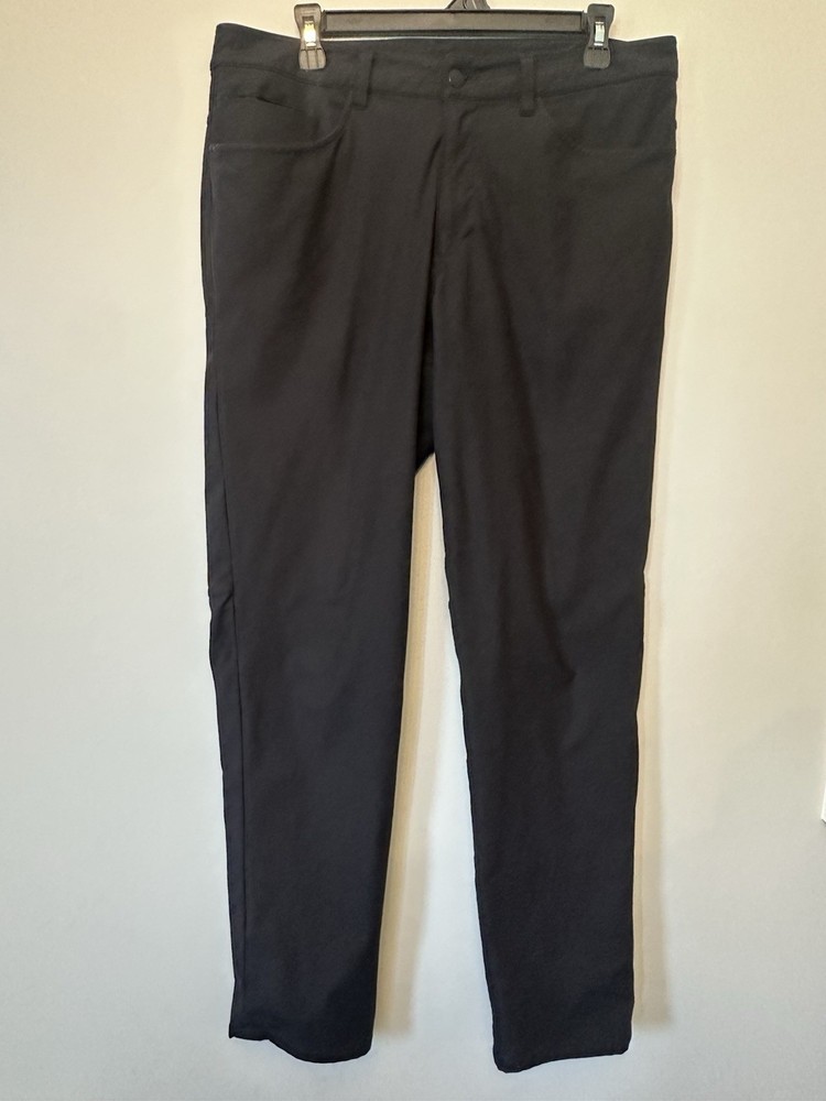 Lululemon Men's ABC Slim-Fit 5 Pocket Pants Black Size 34