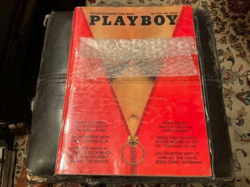 Playboy Magazine July 1973, Wow!! Kurt Vonnegut, Bobby Fischer, Good