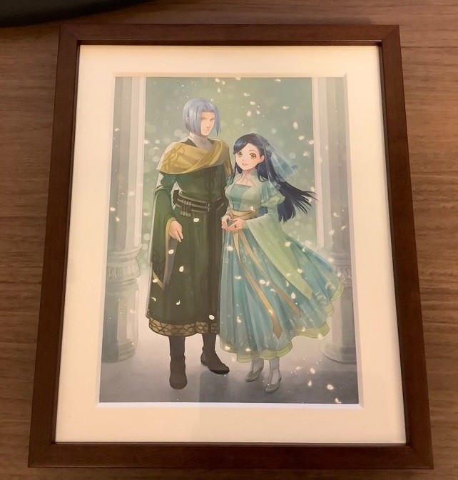 Ascendance of a Bookworm Framed Art Print Vol.3 Engagement Scene Japan NEW